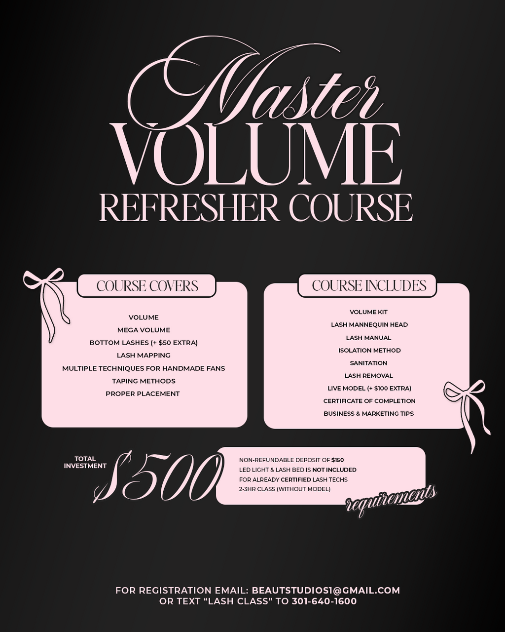 1-on-1 Lash Training
