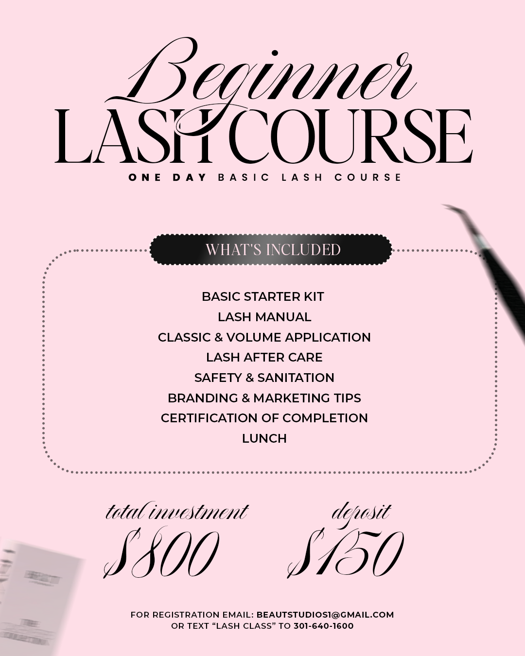 1-on-1 Lash Training